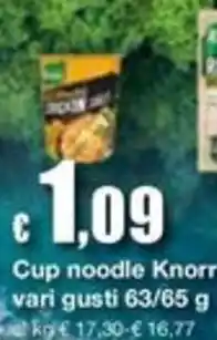 Sì con te Superstore Cup noodle Knorr offerta