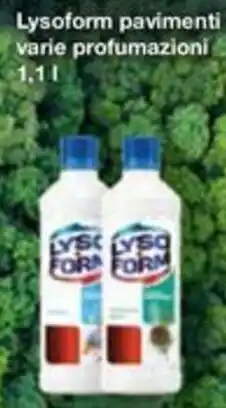 Sì con te Superstore Lysoform pavimenti offerta