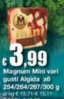 Sì con te Superstore Magnum Mini vari gusti Algida offerta