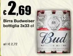 Sì con te Superstore Birra Budweiser offerta