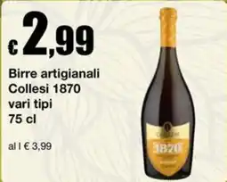 Sì con te Superstore Birre artigianali Collesi 1870 offerta