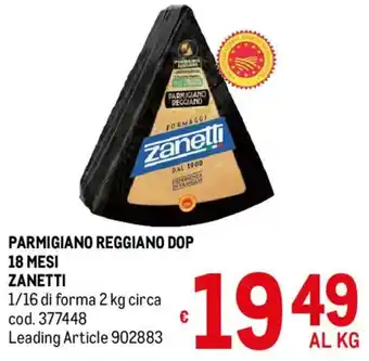 Parmigiano Reggiano DOP Zanetti