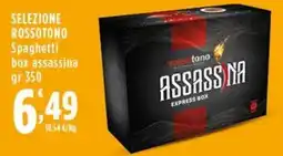 Rossotono Carrefour Spaghetti box assassina offerta