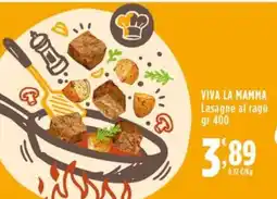 Rossotono Carrefour Viva la mamma Lasagne al ragù offerta