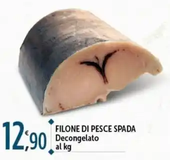 Rossotono Carrefour Filone di pesce spada offerta