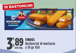 Rossotono Carrefour Findus Bastoncini di merluzzo offerta