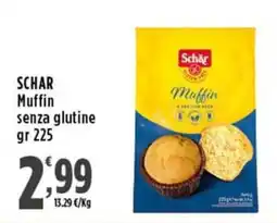 Rossotono Carrefour Schar Muffin senza glutine offerta