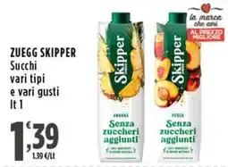 Rossotono Carrefour Zuegg Skipper Succhi offerta