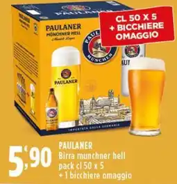 Rossotono Carrefour Paulaner Birra munchner hell offerta