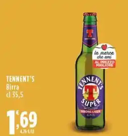 Rossotono Carrefour Tennent's Birra offerta