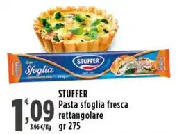 Rossotono Carrefour Stuffer pasta sfoglia fresca rettangolare offerta