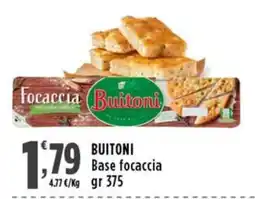 Rossotono Carrefour Focaccia Buitoni offerta