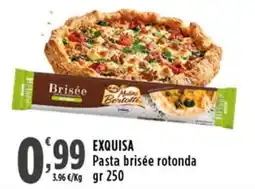 Rossotono Carrefour Brisée Pasta brisée rotonda offerta