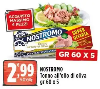 Nostromo Tonno all’olio di oliva