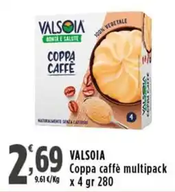 Rossotono Carrefour Valsòia Coppa caffè offerta