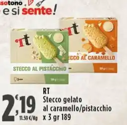 Rossotono Carrefour RT Stecco gelato offerta