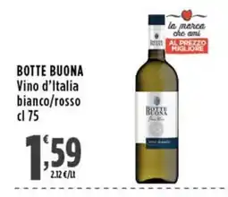 Rossotono Carrefour Botte Buona Vino d'Italia offerta