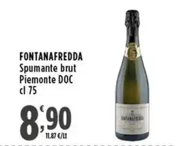 Rossotono Carrefour Fontanafredda Spumante brut offerta
