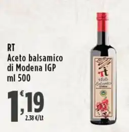 Rossotono Carrefour Aceto balsamico di Modena IGP offerta