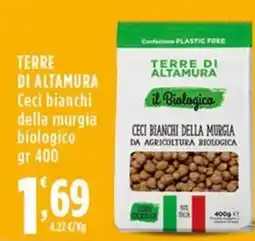 Rossotono Carrefour Terre di Altamura Ceci bianchi della murgia biologico offerta