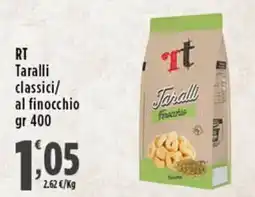 Rossotono Carrefour Taralli classici al finocchio offerta