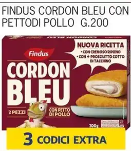 Rossotono Carrefour Findus Cordon Bleu con petto di pollo offerta