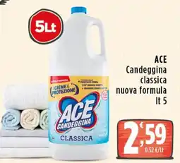 Rossotono Carrefour ACE Candeggina classica offerta