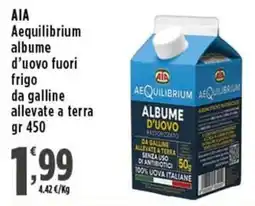 Rossotono Carrefour AIA Aequilibrium albume d'uovo fuori frigo offerta