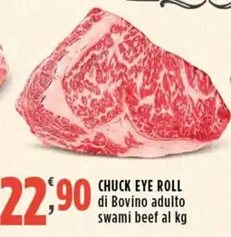 Rossotono Carrefour Chuck Eye Roll di Bovino adulto swami beef offerta