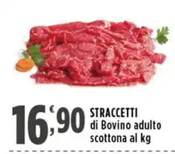Rossotono Carrefour Straccetti di Bovino adulto scottona offerta