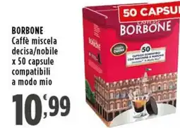 Rossotono Carrefour Caffè miscela decisa/nobile Borbone offerta