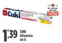 Rossotono Carrefour Cuki Alluminio offerta