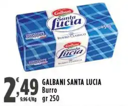 Rossotono Carrefour Galbani Santa Lucia Burro Classico offerta