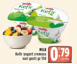 Rossotono Carrefour Milk Kefir yogurt cremoso offerta