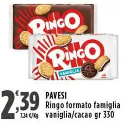 Rossotono Carrefour Ringo vaniglia/cacao offerta