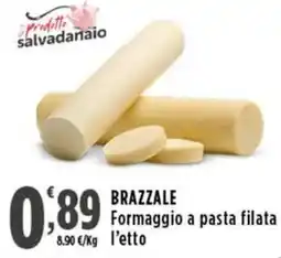 Rossotono Carrefour Brazzale Formaggio a pasta filata offerta