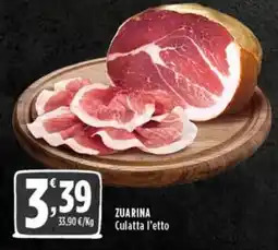 Rossotono Carrefour Zuarina Culatta l'etto offerta
