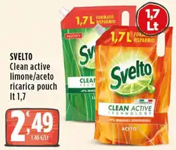 Rossotono Carrefour Svelto Clean active aceto offerta