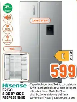 Extracoop Hisense frigo side by side offerta