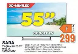 Extracoop SABA TV QD-MINILED 55" offerta