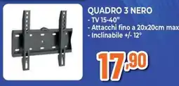 Extracoop Quadro 3 nero offerta