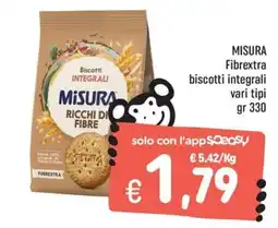 Rossotono Carrefour Biscotti integrali Misura offerta