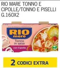Rossotono Carrefour Rio mare Tonno in salsa con Cipolle offerta