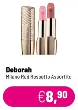 Caddy's Deborah Milano Red Rossetto Assortito offerta