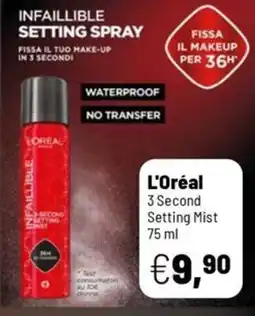 Caddy's L'Oréal 3 Second Setting Mist offerta