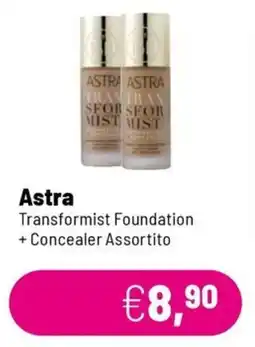 Caddy's Astra Transformist Foundation + Concealer Assortito offerta