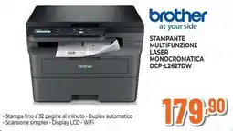 Extracoop Brother stampante multifunzione laser monocromatica DCP-L2627DW offerta