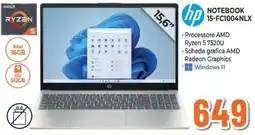 Extracoop HP NOTEBOOK 15-FC1004NLX offerta