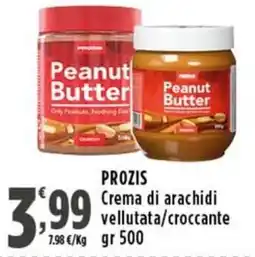 Rossotono Carrefour PROZIS Crema di arachidi offerta