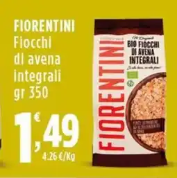 Rossotono Carrefour Fiorentini Fiocchi di avena integrali offerta